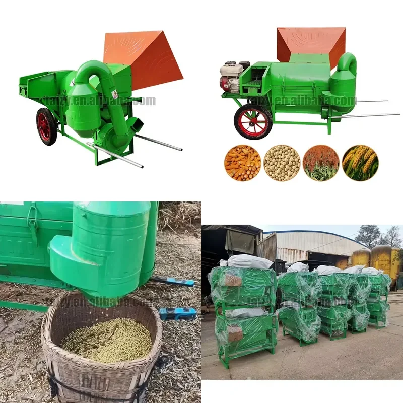 2026 CE Peru Hot Sale Multi-functional Rapeseed Millet Sorghum Wheat Rice Quinoa Soybean Thresher
