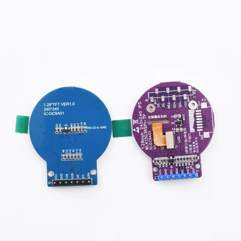1.28-inch TFT circular display LCD display module RGB 240 * 240 GC9A01 driver 4-wire SPI interface 240x240 suitable for Arduin
