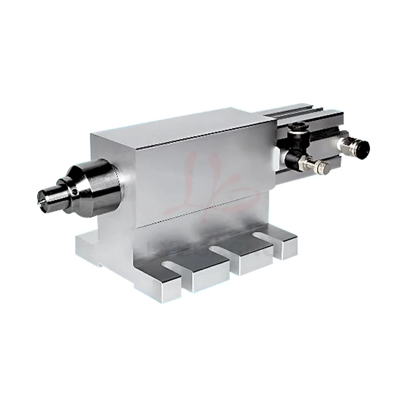 Mobile Waterproof Tailstock ER11 with Large Pointed Head and Convex Head for The Fourth A-Axis of Rotary Axis 65mm Center Height