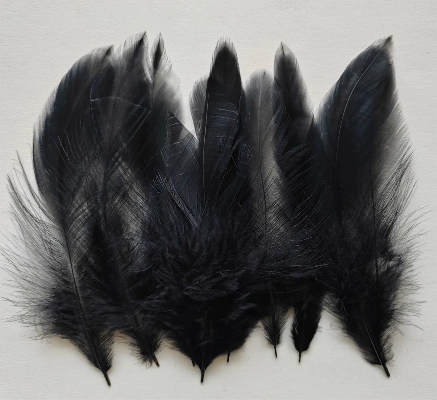 Plume Decoration! Carnaval! 200Pcs/Lot! IRIDESCENT Loose Real Badger Saddle Rooster Feathers,10-15cm Long