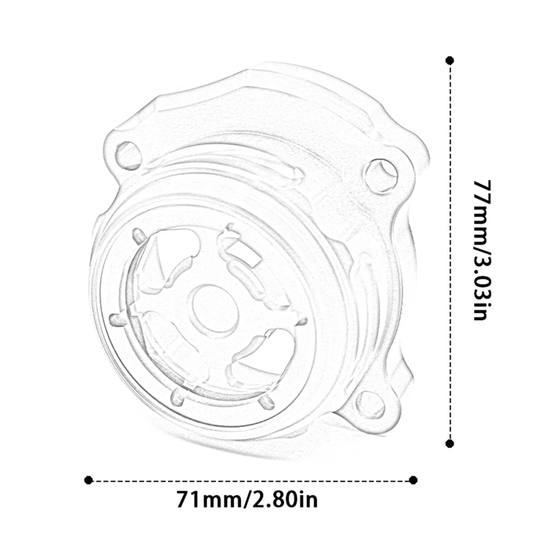 Tapa de cubierta de filtro de aceite de motor de motocicleta para Honda CRF300L 2021-2022 CRF250L 2013-2021 CRF 250L Rally 2017-2021