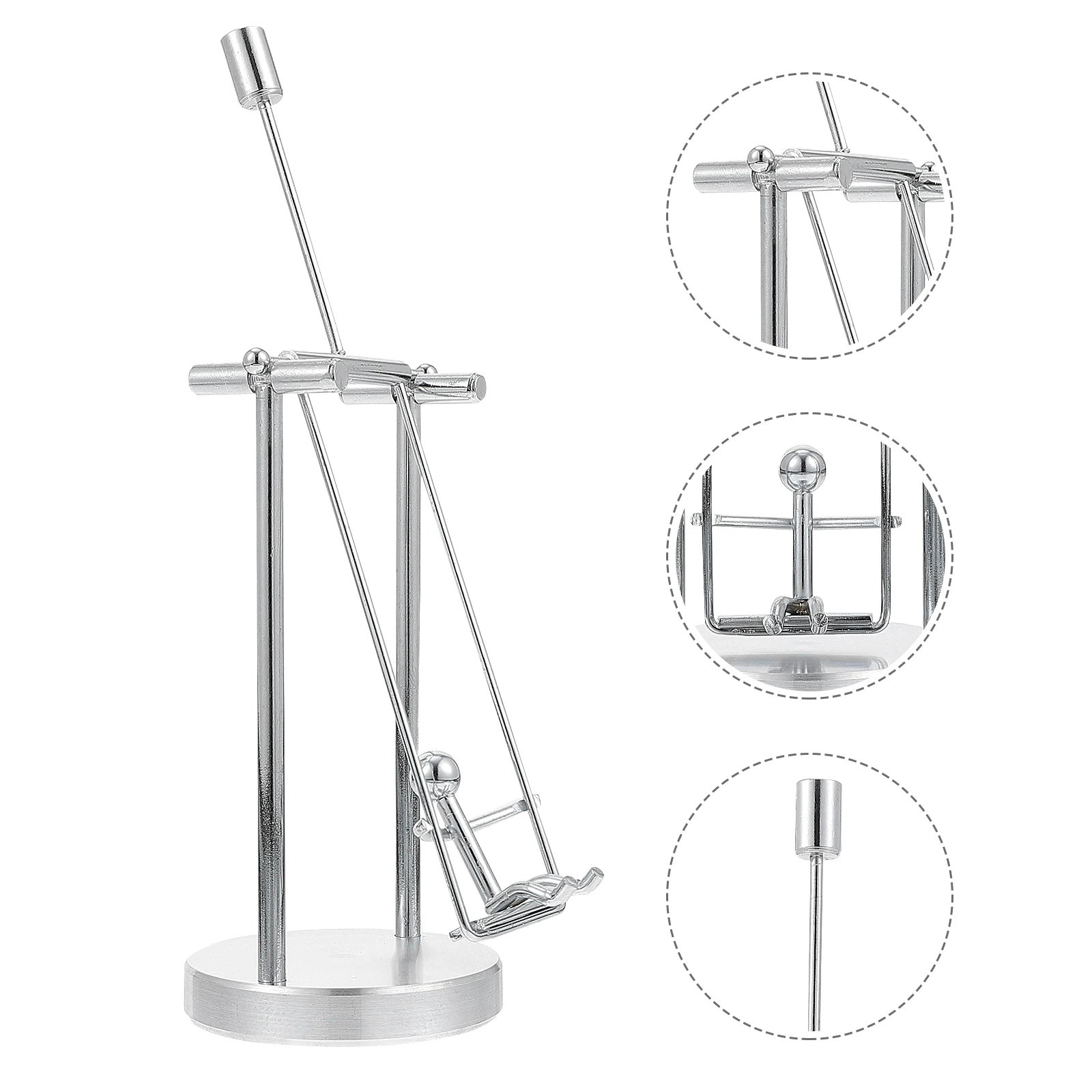 

Creative Desktop Iron Swing Ornament Balance Ball Tumbler Durable Metal Art Craft Gift Home Party Decoration Iron Tumbler