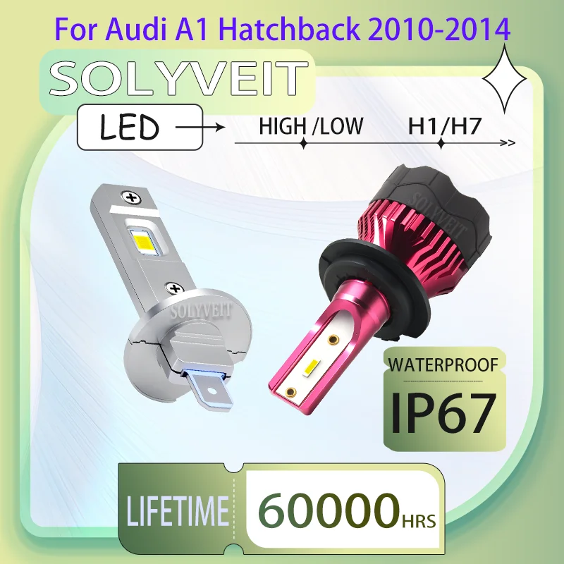 

Светодиодные фары H1 H7 HIGH LOW с улучшенной стабильностью освещения, снижающие долгосрочные затраты и увеличивающие срок службы, для Audi A1 Hatchback 2010-2014 годов