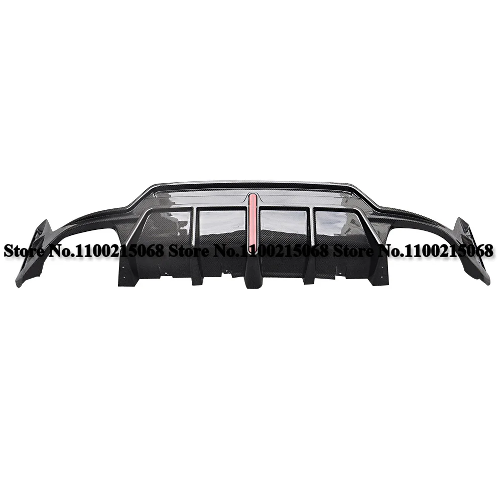 For BMW 3 Series G20 G21 M-Tech LCI Carbon Fiber Rear Lip Bumper Spoiler Splitter Auto Tuning