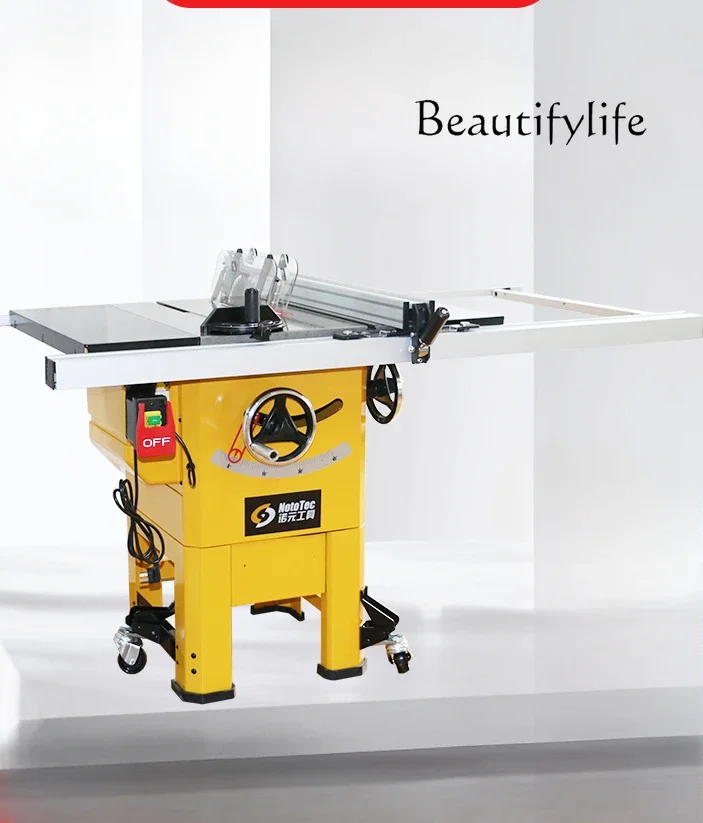 

Table Saw Sawing Machine Household Woodworking Portable 10 Inch Push Table Cutting Machine Chainsaw Precision