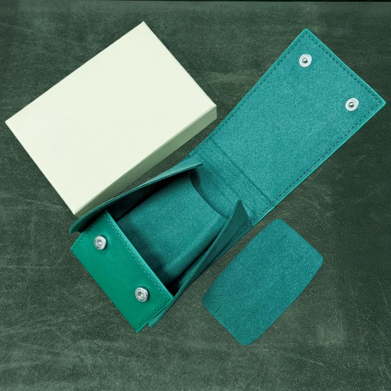 

Prevents Scratching and Oxidation Watch Box Case Watch Pouch Organizer Classic Travel Storage Leather Bag PU Leather Watch Case