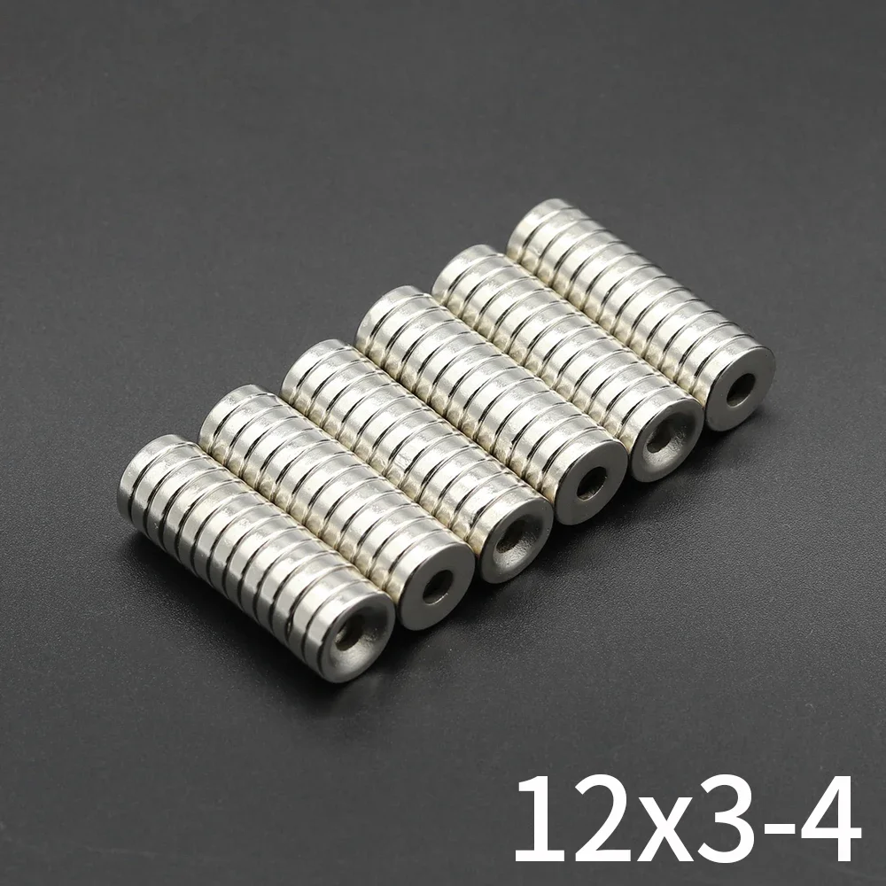 

12X3-4MM Round Super Strong Magnet Powerful Neodymium Magnets N35 NdfeB Permanent Magnetic imanes Refrigerator Magnet