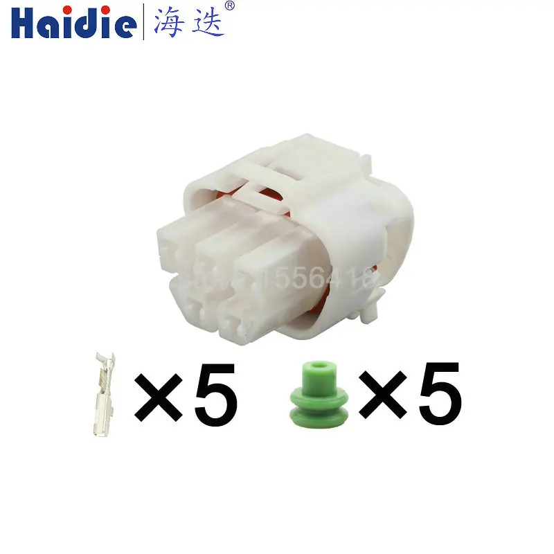 

1-20 sets 5pin auto plastic housing plug electric unsealed connector with terminals 7283-1052-10/90980-11077