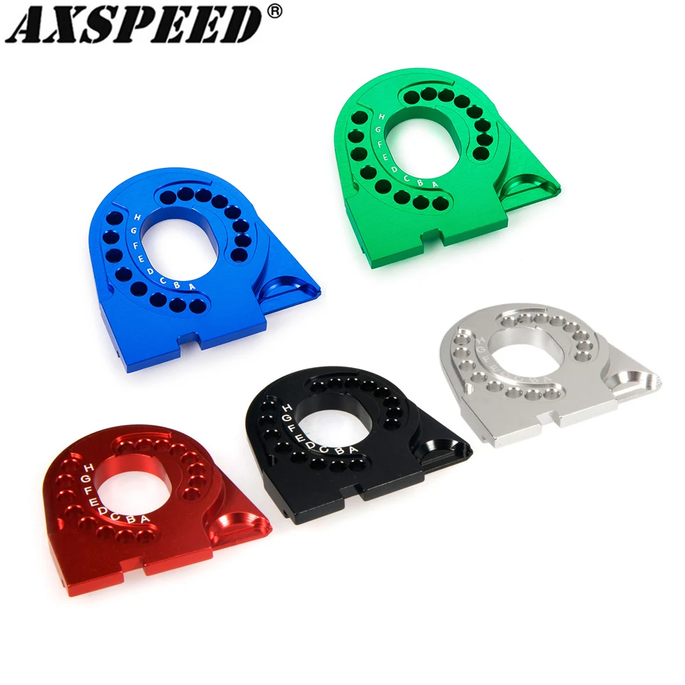 AXSPEED Motor Mount Base Aluminum Alloy Bracket for TRX4 Defender 1/10 RC Crawler Car Upgrade Parts
