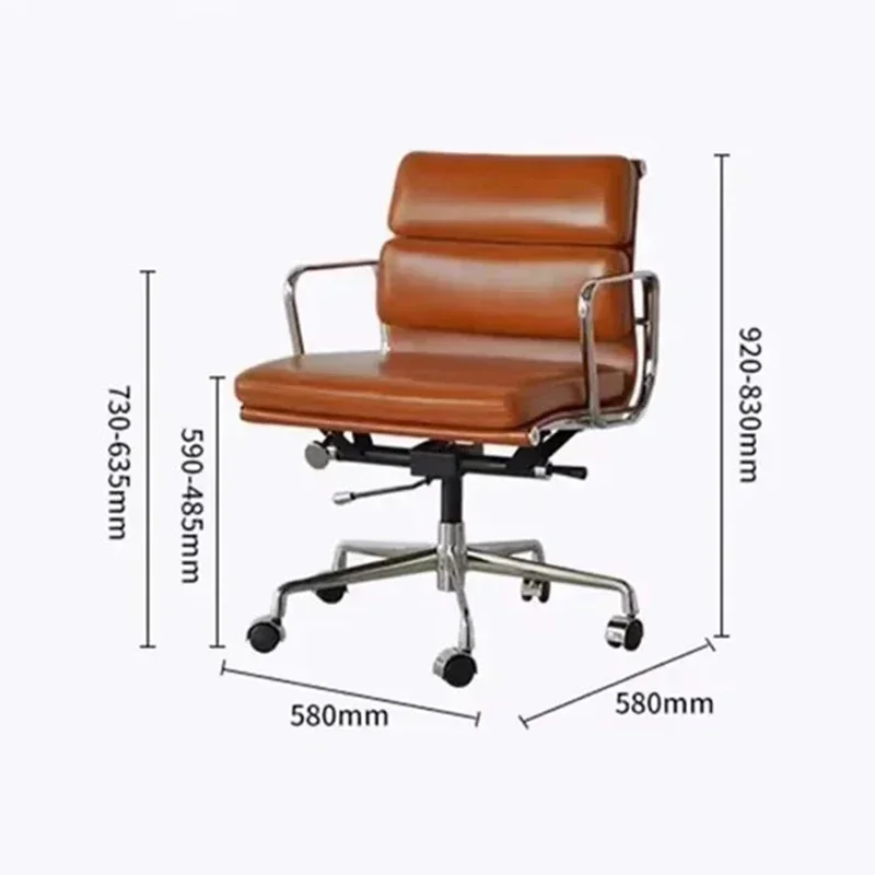 Comfortable Ergonomic Office Chair Mobile Home Recliner Bedroom Gaming Office Chair Rolling Silla De Escritorio Office Furniture