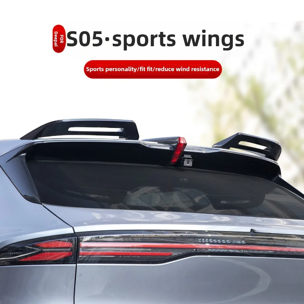 For Changan Deepal S05 Sports Style Car Tail Fashion Top Wings Spoilers, Tailgate Top Wing Exterior Upgrade and Modification