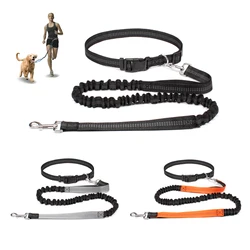 Correa de perro Manos libres para mascotas, caminar, correr, trotar, correa de perro ajustable, cinturón, correa para el pecho, cuerda de tracción, accesorios para perros