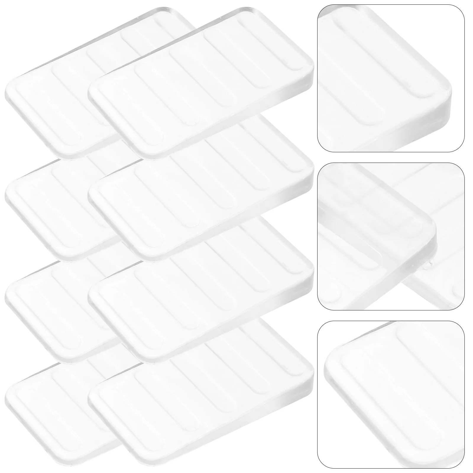 8 Pcs Block Furniture Spacers Plastic Shims for Leveling Toilet Fish Tank Accessories Table Leveler Small Furniture Shims Wedges