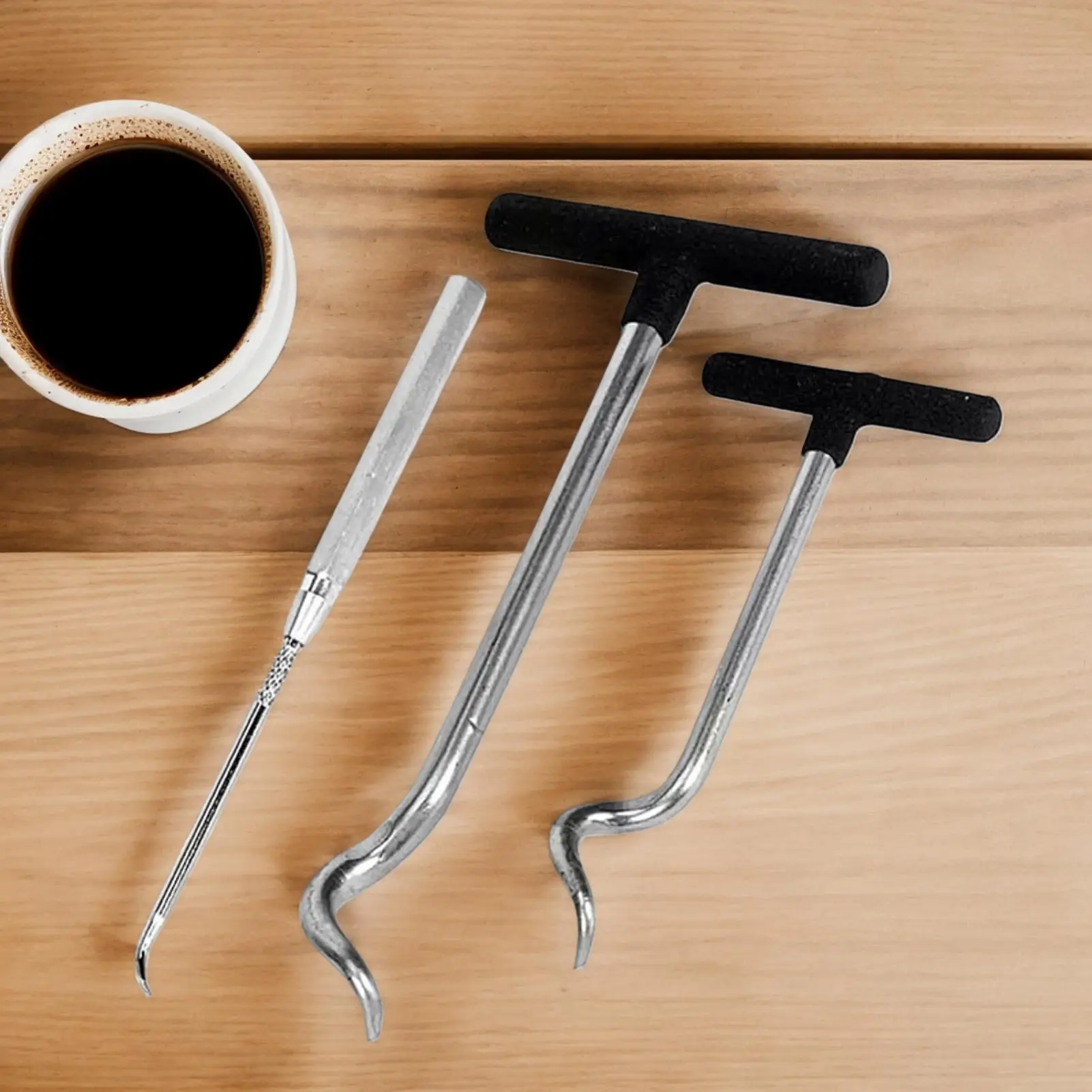 

Seal Removal Tool Heavy Duty Disassembly Puller Seal Remover 3X Automotive Picks Hooks O Rings Removal Hand Tools for Car Truck