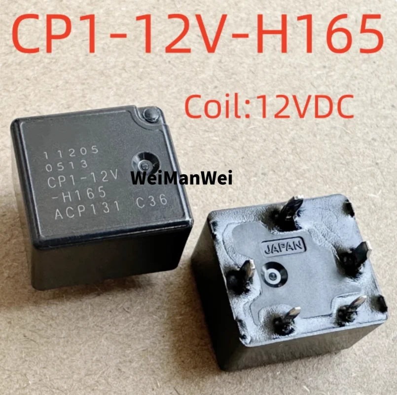6 piezas de relés nuevos de 5 pines Cp1-12V-H165 Acp131 Cp1C