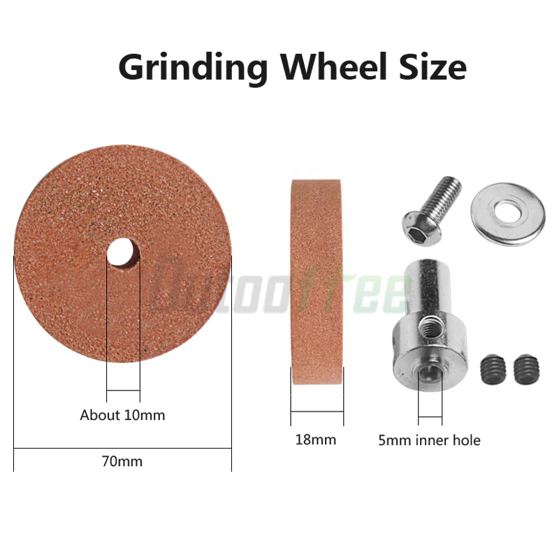 2PCS 70mm Grinding Stone Polishing Wheel Metal Grinding Polishing Pad Buffing Wheels For Bench Grinder Metal Working ﻿
