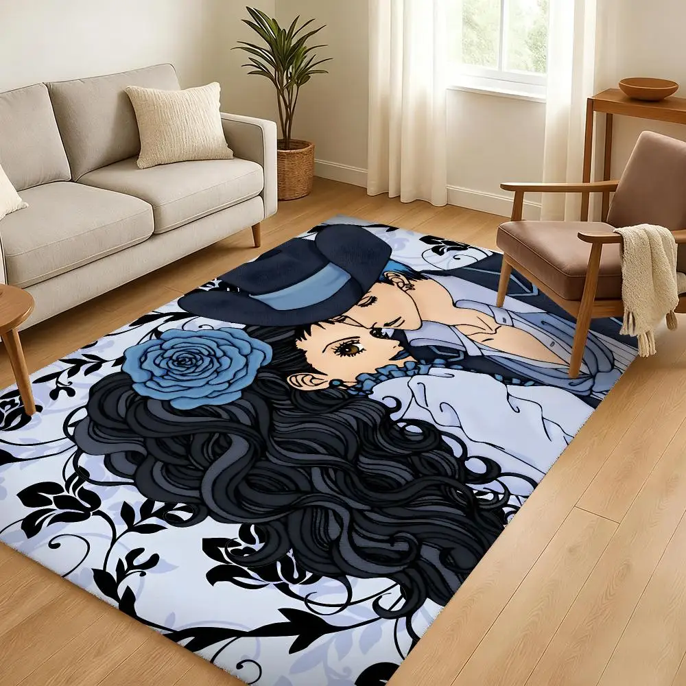 Paradise Kiss Floor Mat Soft Thickened Absorbent Non-Slip Bedroom Living Room Door Mat Home Decor Flannel Rugs