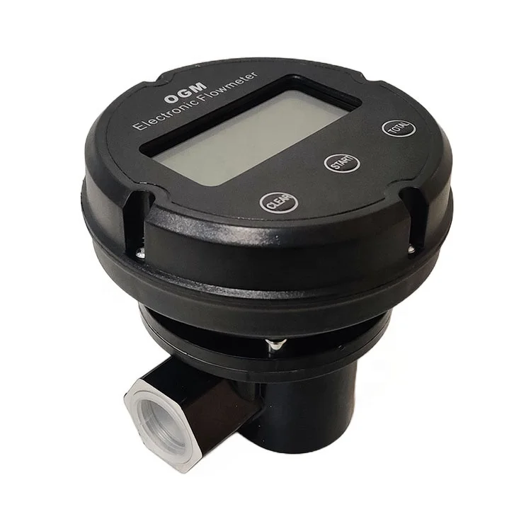 1inch 1.5inch 2inch High Accuracy Electric Digital Oval Gear OGM Oil Gasoline Diesel Counter Fuel Flow Meter