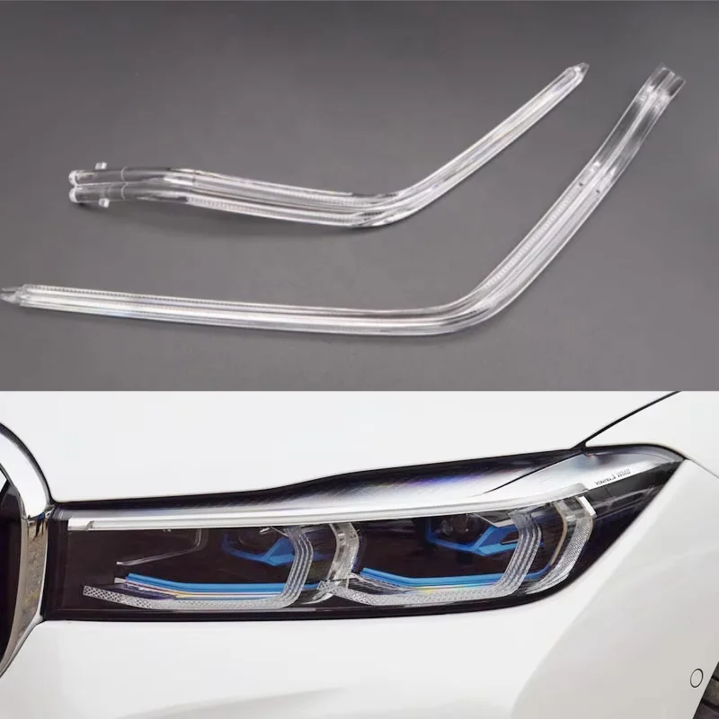 

NEW Laser Headlight Light Bars DRL Tube Acrylic Fiber Light Lines Fiber For BMW 5 Series G30 G38 LCI 2021 2022 2023