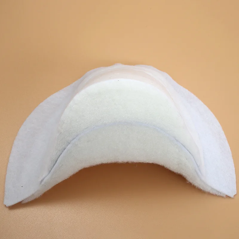 

5pair 50/60/75mm Large Cotton Shoulder Pad Clothing Wedding Dress Semicircle Suit shoulder pad Exaggerated Shrug Shoulder Pads