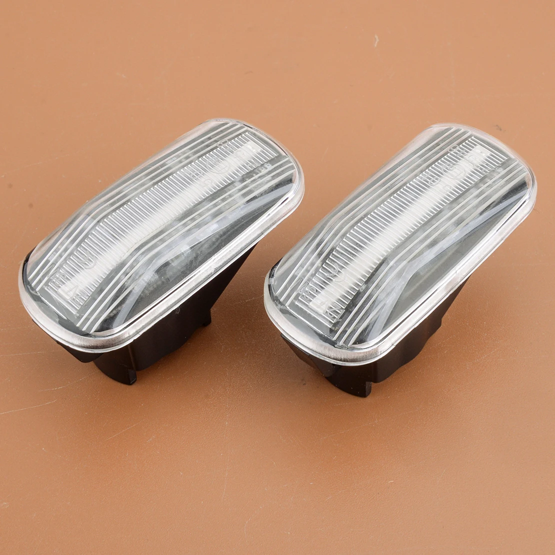 1 Pair 12V Clear Le…