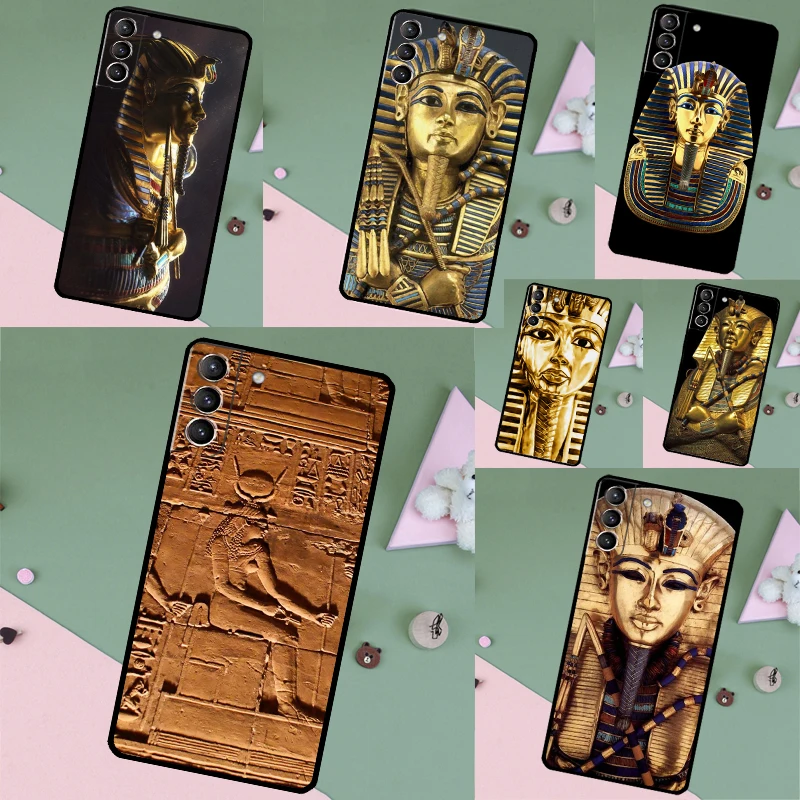 Egypt Egyptian Pharaoh Capa Phone Case For Samsung Galaxy S21 S20 FE S22 S23 Ultra S8 S9 S10 Plus Note 10 20 Ultra