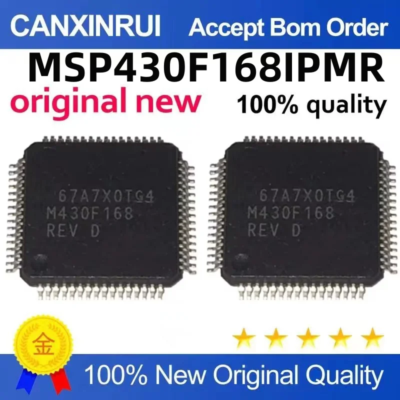 MSP430F168 MSP430F168IPMR M430F168 Microcontroller chip LQFP64