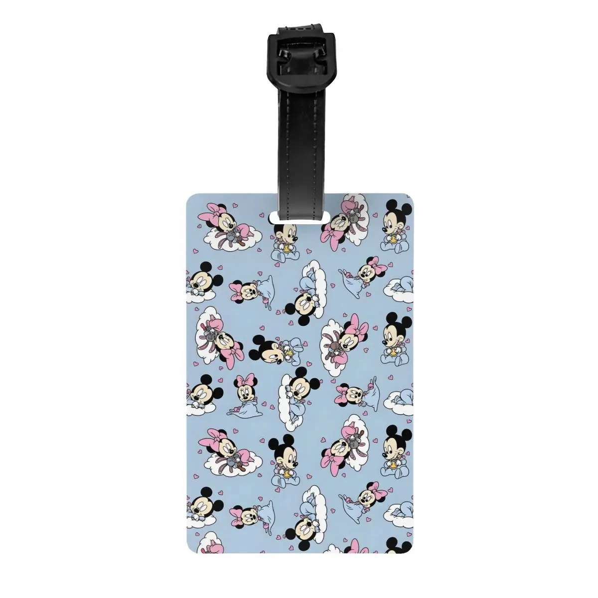 

Custom Cute Cartoon Minnie Luggage Tags Custom Baggage Tags Privacy Cover Name ID Card