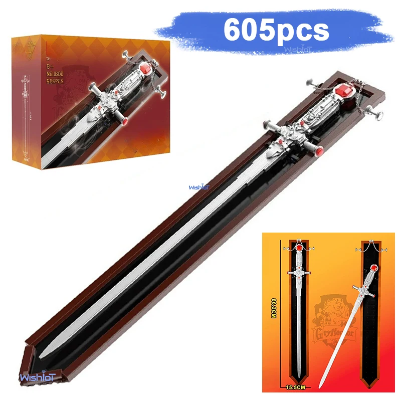 

Magic Sword Model Building Blocks Set Games Creative Series Assembly Collectible Toys Educational Puzzles MOC Bricks Boys Gifts