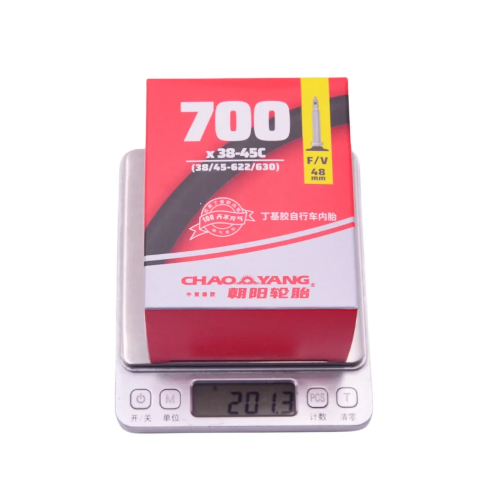 CHAOYANG 700C GRAVEL Bike Inner Tube 700X38-45C (38/45-622/630) Tube AV FV Valve Length 48MM view 5