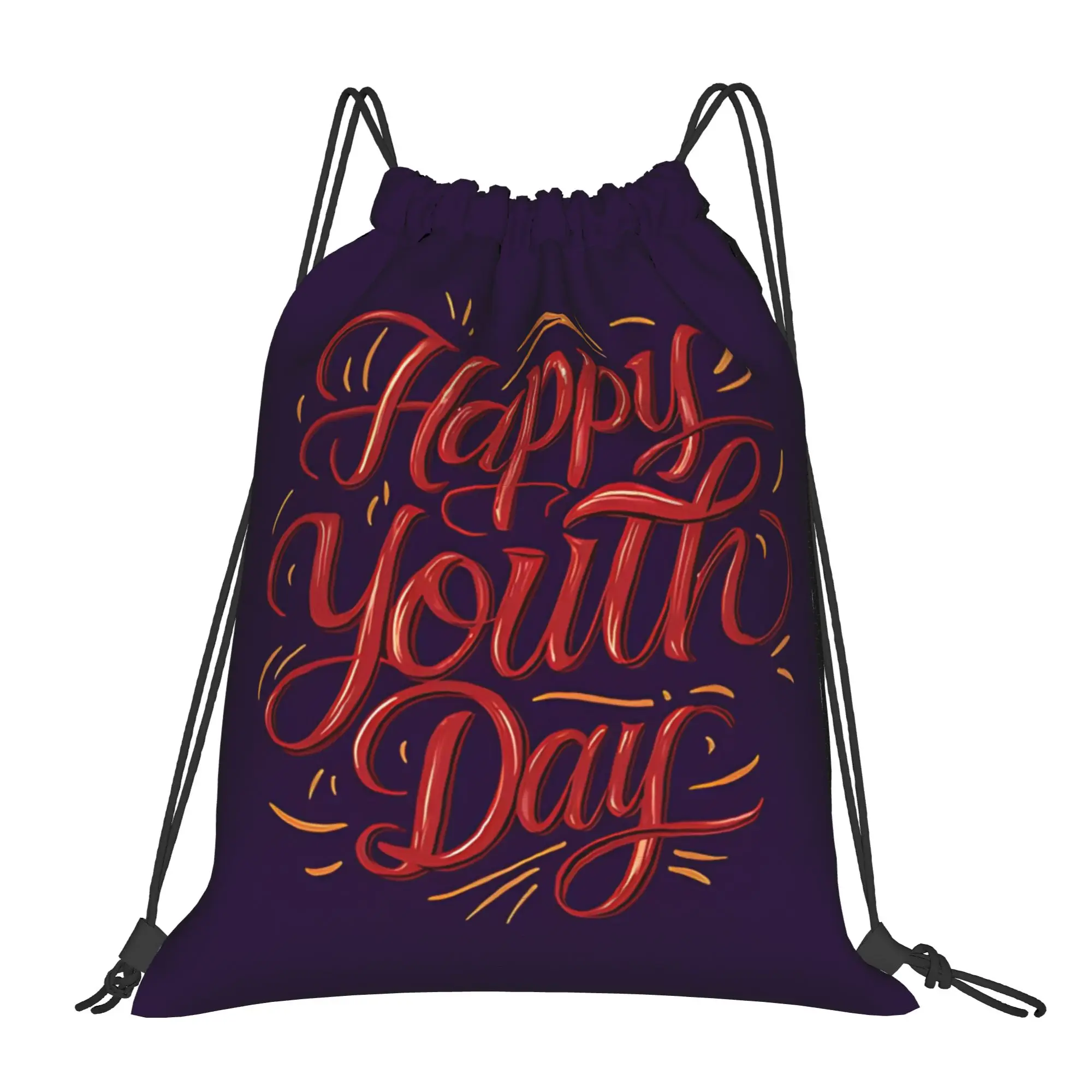 Empowering Young Voices And Catalyzing Change Youth Day Portable Sports Drawstring Bags Riding gym gift Storage Backpacks