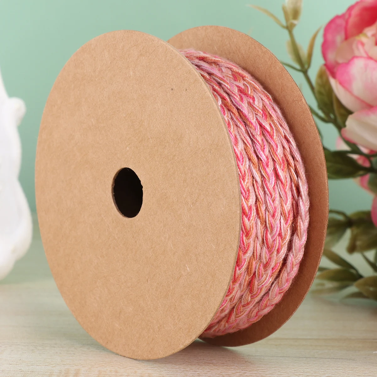 

5 м хлопковая плоская веревка, многофункциональный костюм с оплеткой, поясная сумка, веревочный шнурок, утолщенный дышащий легкий прочный темно-синий