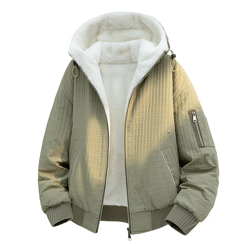 

Зимние новые стильные утепленные куртки для мужчин, модное брендовое пальто с капюшоном, сохраняющее тепло, стеганое пальто