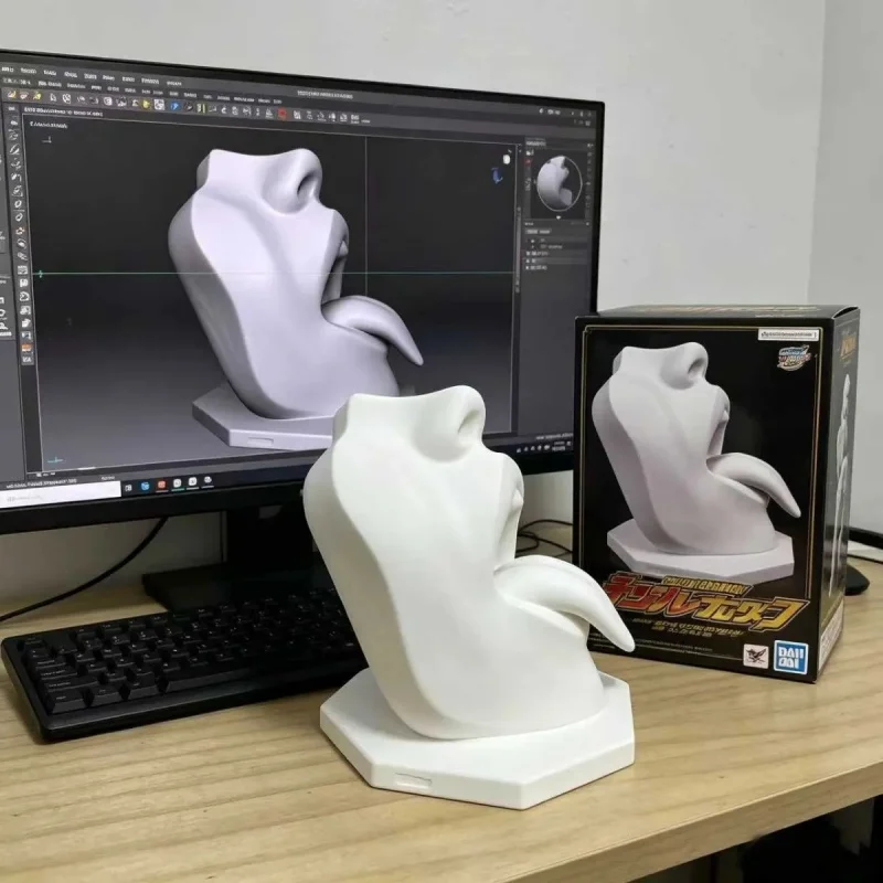 

3D Printed Abstract Desktop Sculpture Tongue Extension Shaped Ornament Art Home Living Room Bedroom Decoration
