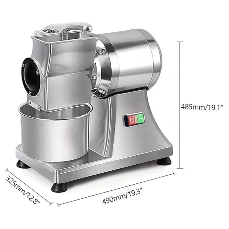 Commercial Dry Cheese Grater Bread Shredder Powder Mozzarella Cheese Making Machine view 4