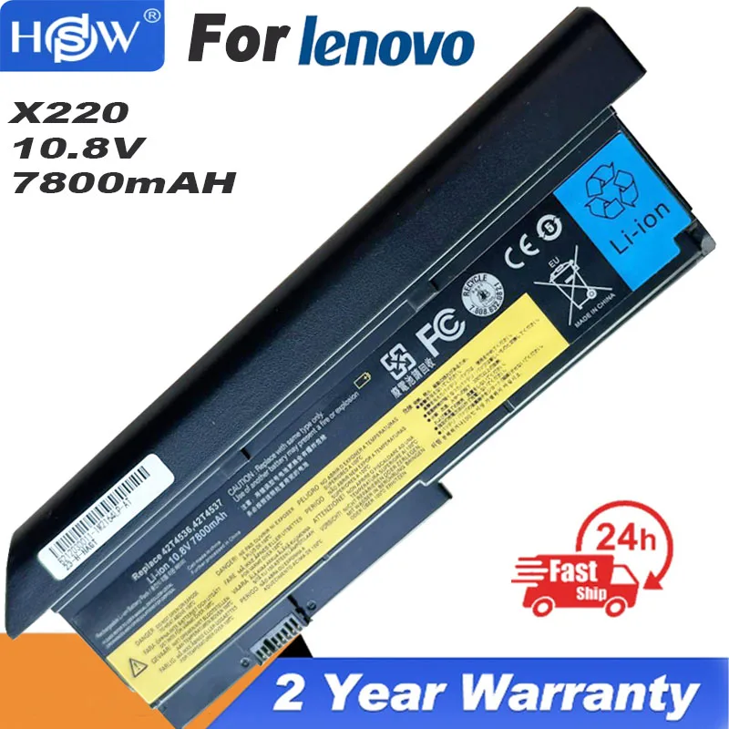 For Lenovo ThinkPad X220 X220i x230 X230i X220s TP00018A/B 45N1019 9-cell 11.1V 94wh Laptop Battery