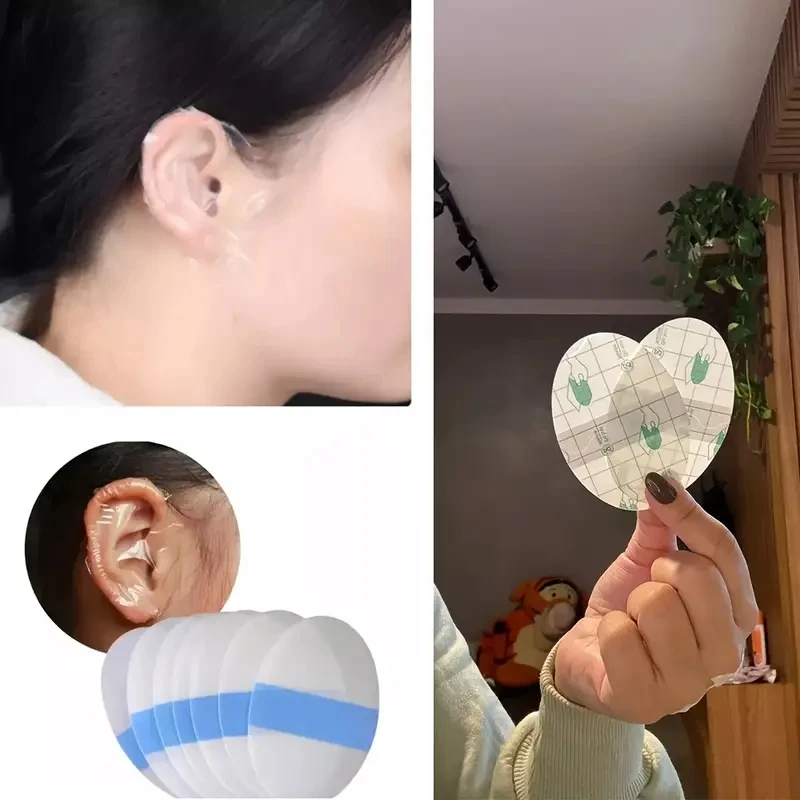 Disposable Ear Protection Stickers for Babies Swimming Bathing Water Prevention Earmuffs Ear Shampoo Safe Non-toxic Ear Stickers