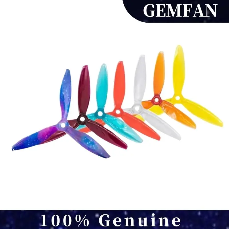 

2 пары пропеллеров Gemfan Windancer 5043 T5043C 5x4,3 дюйма ПК 3-лопастной CW CCW FPV пропеллер для FPV Racing Drone Freestyle