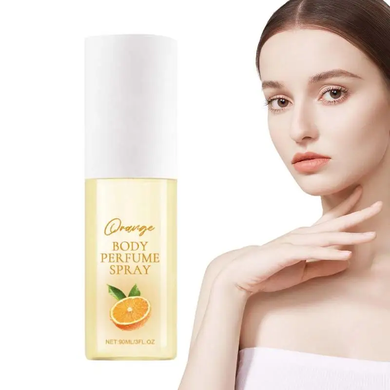 90ml Orange Perfume for women Body Scented Relieve skin damage repair dry areas Strengthen skin barrier Skin care ladies perfume