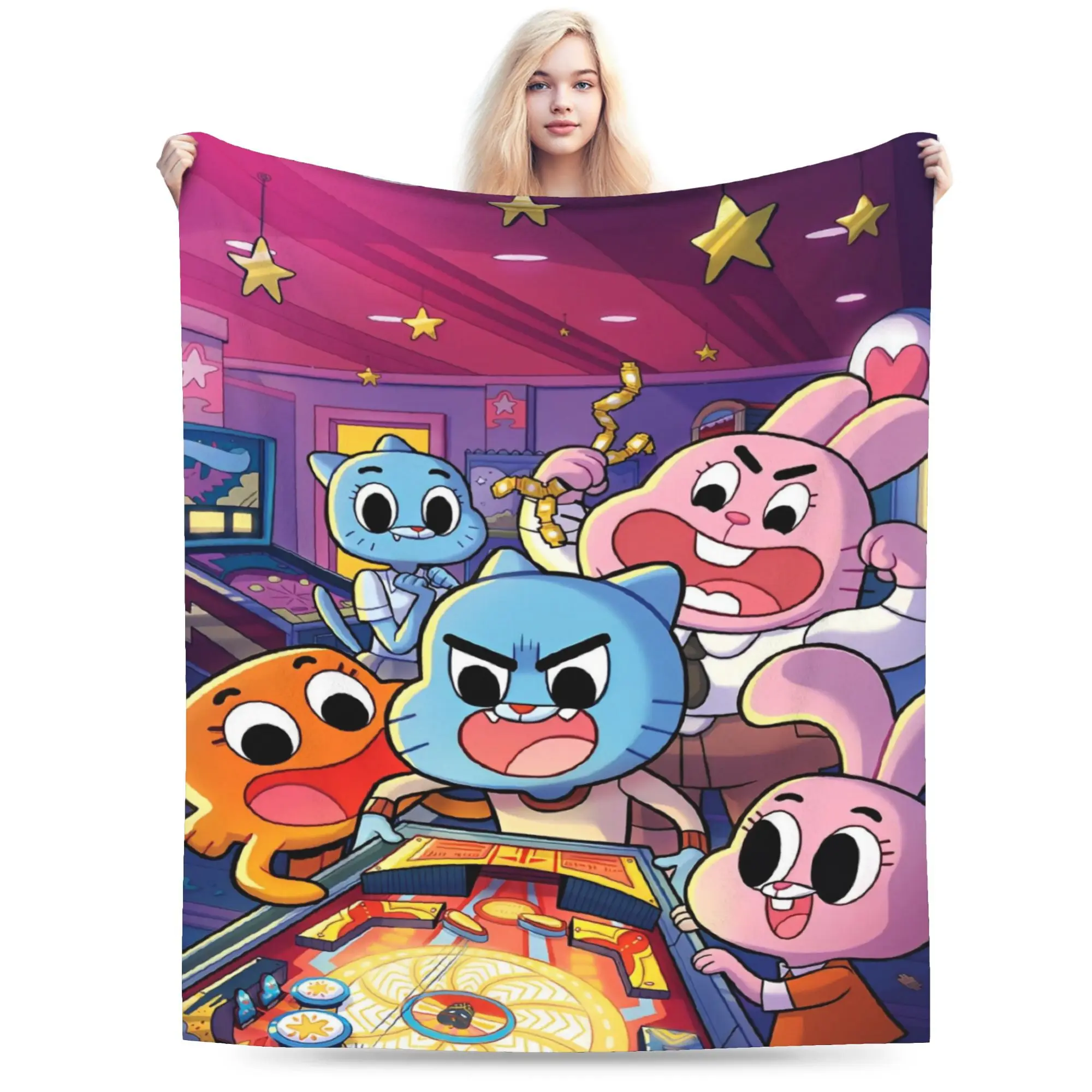 

The Amazing World of g-Gumballs Blankets Multifunction Super Soft Throw Blankets for Bedroom Rug Piece