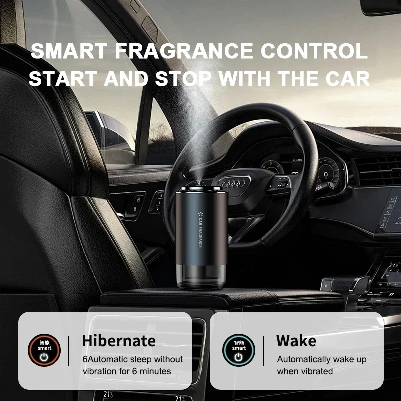 Mini diffuseur d'arômes de parfum de voiture, diffuseur d'huiles essentielles d'air, supporter ficateur intelligent, brumisateur de parfum domestique, concentration réglable