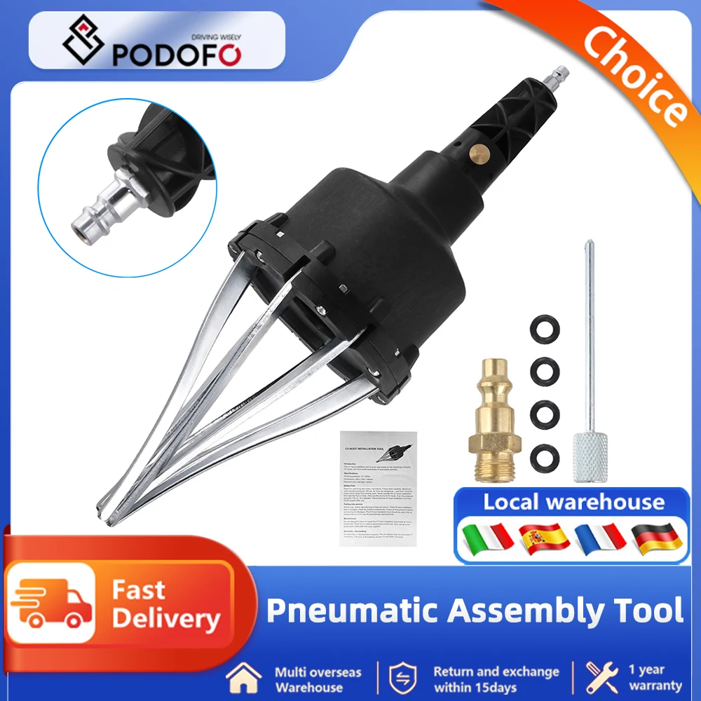 Podofo Universal Pneumatic CV Joint Boot Installation Tool CV Axle Removal Expander Tool CV Boot Tool Install Removal Air Tool