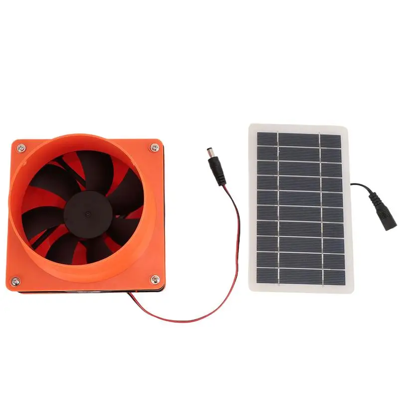 

Solar Powered Fan Silent Greenhouse Fan 50W Exhaust Fan Solar Powered Outdoor Fan For Yacht RV Kitchen Cabin Chimneys