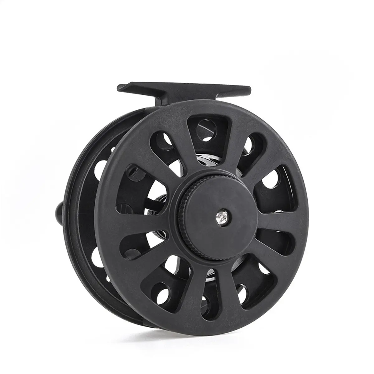 New arrival GLA8/9 Black Plastic Fly Fishing Reel Right or Left Can Be Changed Plastic Fly Reel