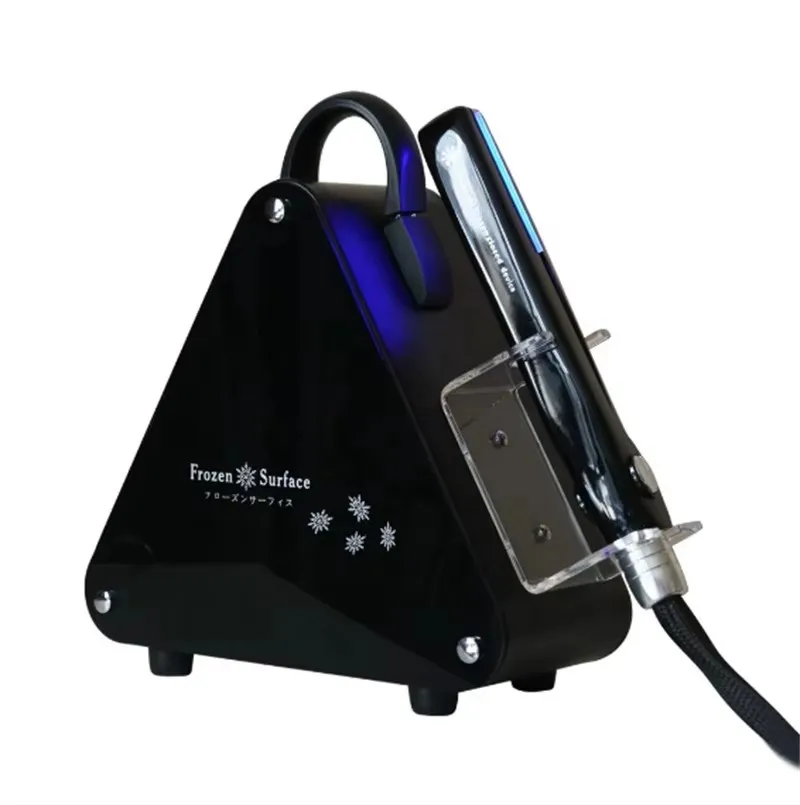 

Hair Straight Care Machine Ice Cold Cryotherapy Flat Iron Ice Repair Hair Care Frozen Therapy Cool Treatment Device