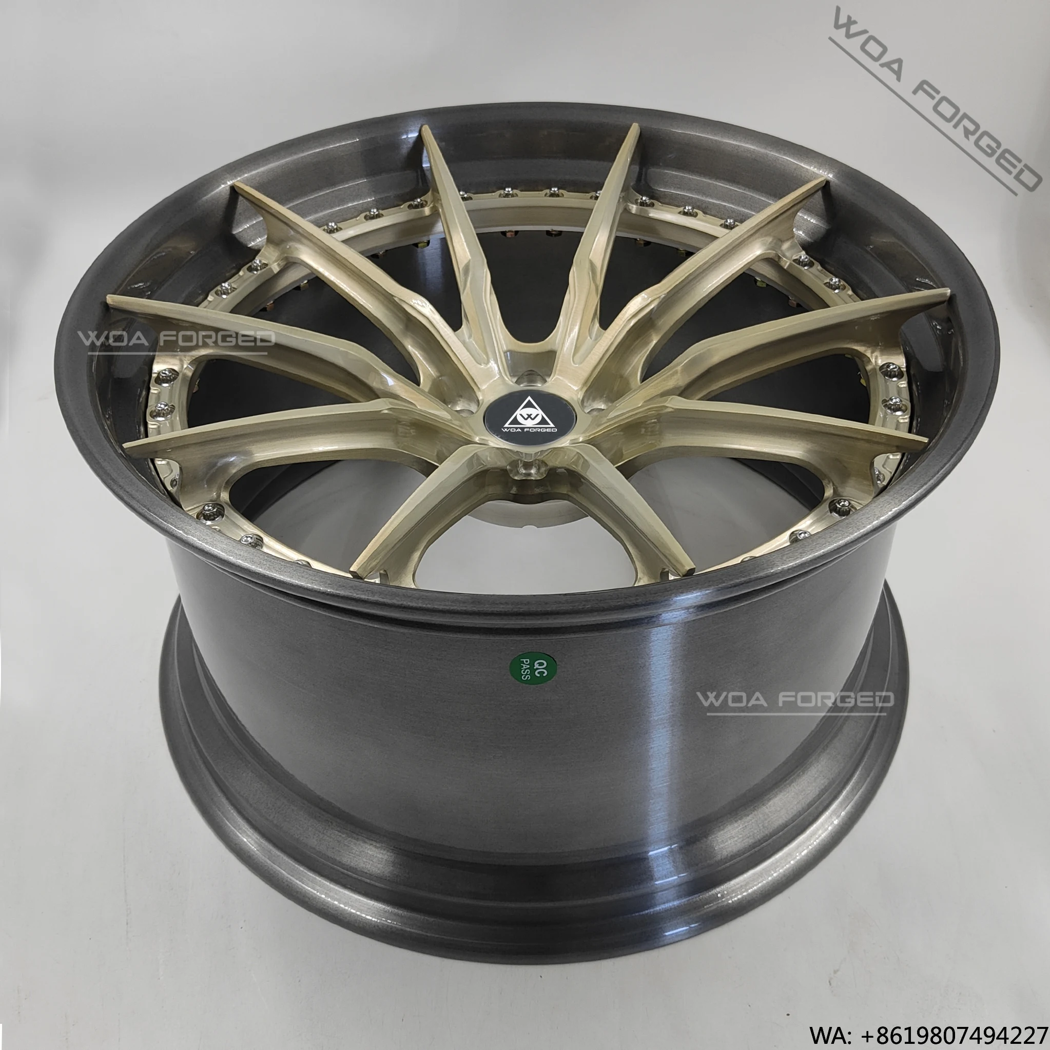 

Ultra Light Custom P104SC Forged Wheels 2 Piece Alloy Aluminum 5X120 5X114.3 Inch Rim Factory Direct Passenger Car Wheels