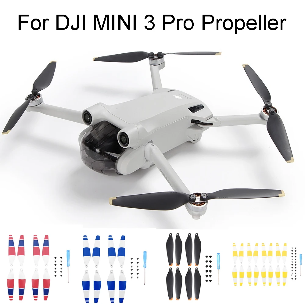 

For DJI Mini 4 Pro Accessories Color Drone Replacement Blades Small Low-noise Wing For DJI MINI 3 Pro Propellers