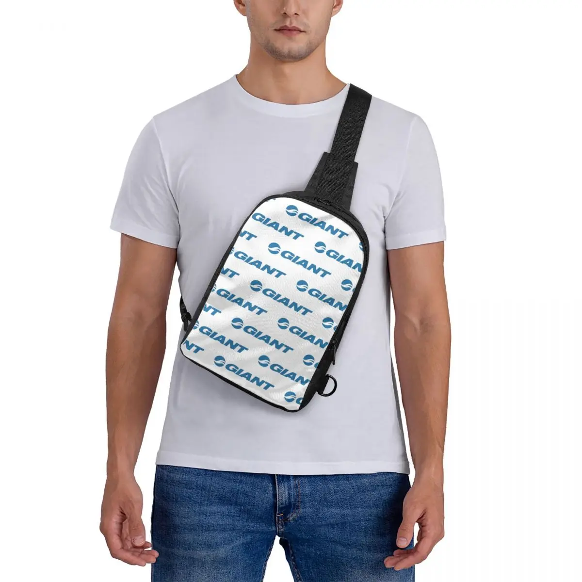

Giant Bike Chest Bag Crossbody Backpack Sling Shoulder Bag For Men Travel Hiking Daypack
