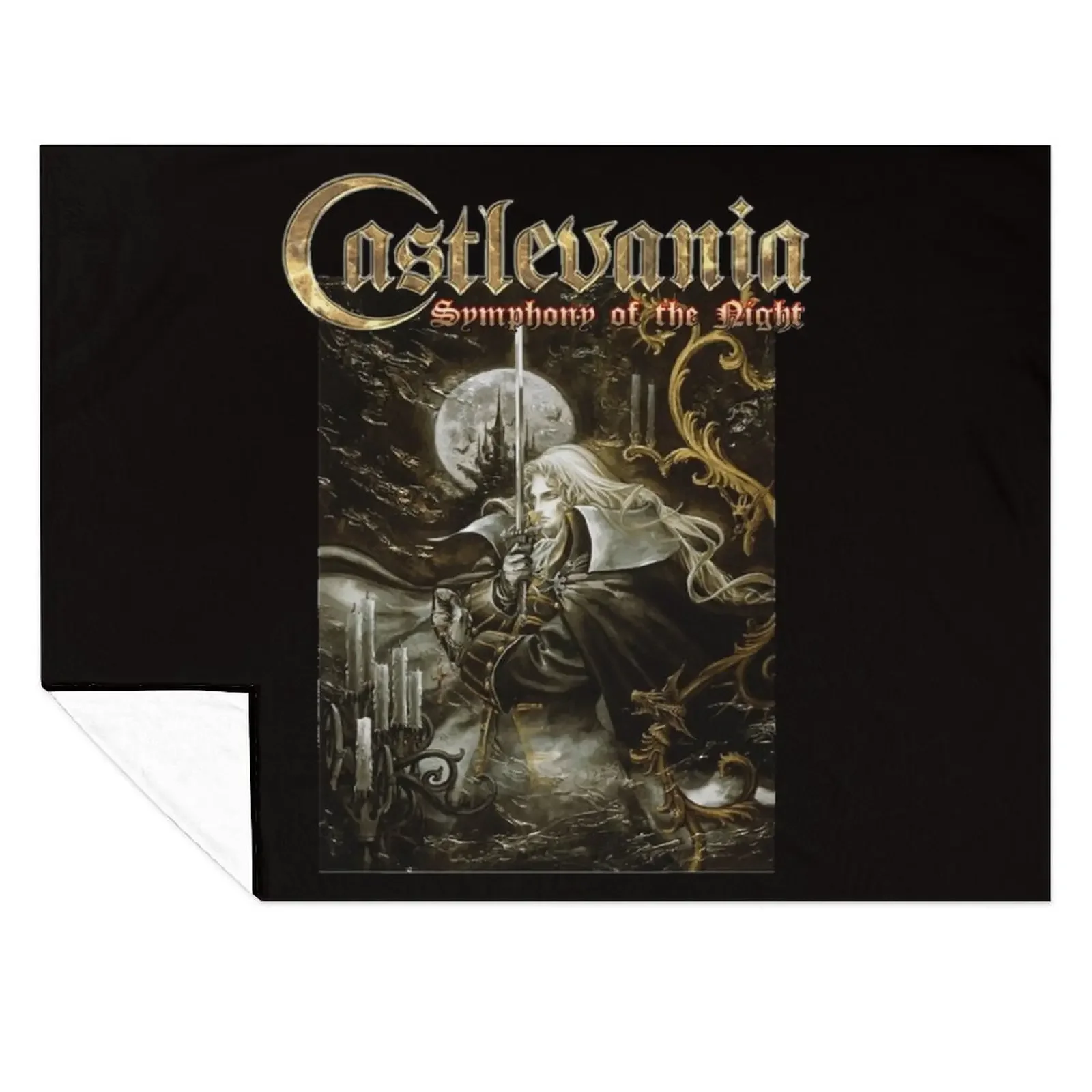 

Castlevania Symphony of the Night Throw Blanket Vintage Multi-Purpose Bed covers Blankets For Bed Blankets