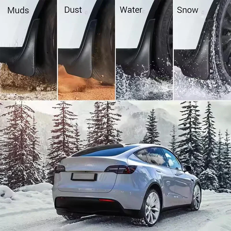 4個入り 自動車用マッドガード 防水 泥除け 車用マッドフラップ フェンダーアクセサリー フォルクスワーゲン マルチバン T5 T6 T7 2008-2021年式対応